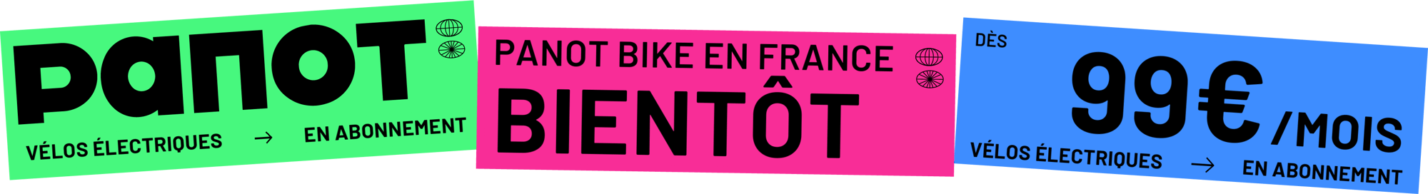 Panot Bike bientôt en France · dès 99 €/mois