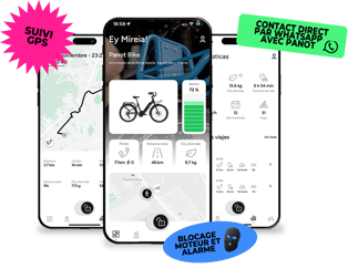 Application Panot : suivi GPS, contact direct par WhatsApp, blocage moteur et alarme