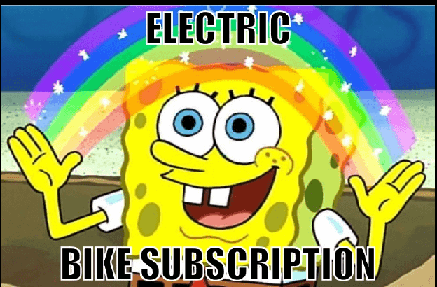 Meme : abonnement vélo électrique